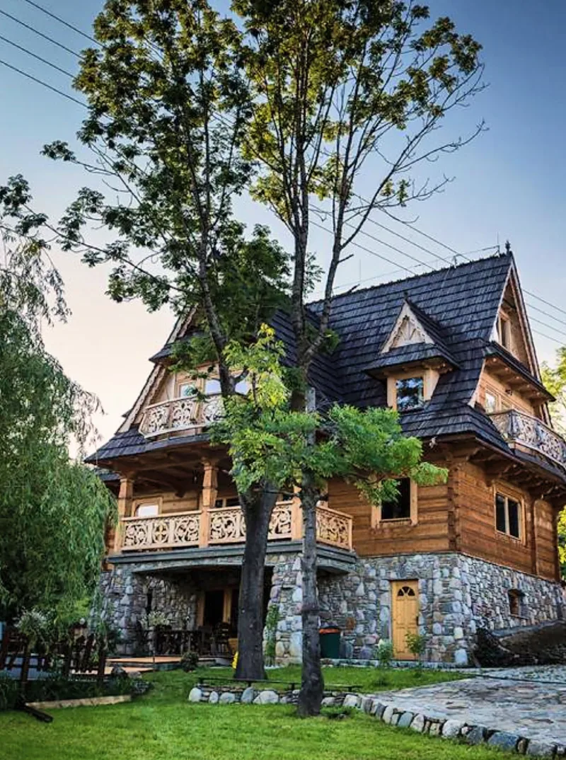 Śmiechówka SPA od strony ogrodu